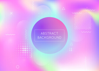 Obraz premium Minimal Texture. Simple Flyer. Hologram Pattern. Space Banner. Round Luminous Backdrop. Blue Soft Design. Dynamic Dots. Digital Shape. Purple Minimal Texture