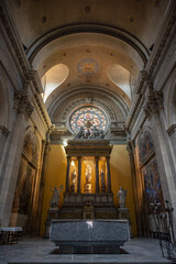 Obraz premium Cathedral interior with neoclassical design