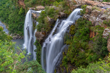 Obraz na płótnie Canvas Lisbon Falls on Lison River in South Africa.