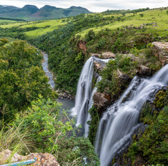 Fototapeta premium Lisbon Falls on Lison River in South Africa.