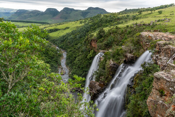 Fototapeta na wymiar Lisbon Falls on Lison River in South Africa.