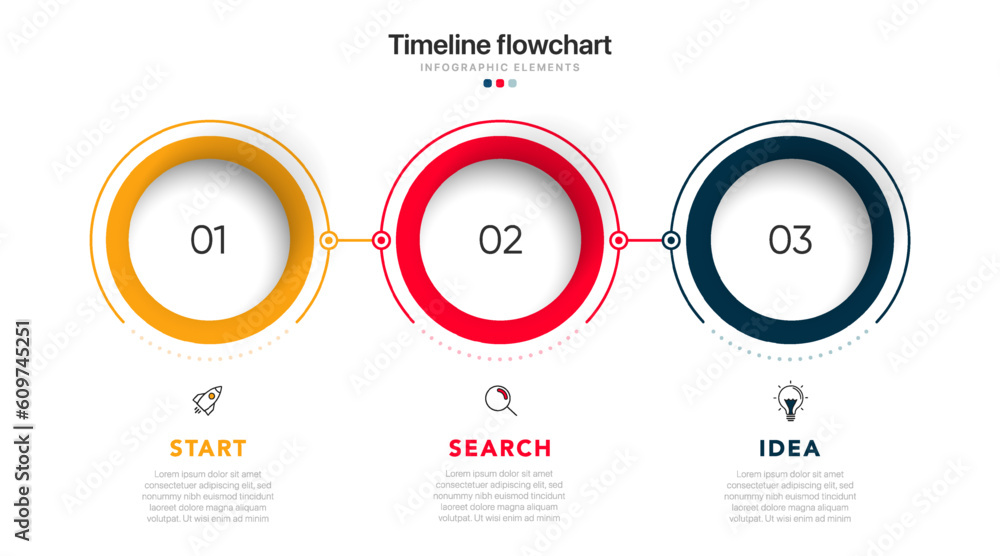 Aufkleber timeline infographic design with options or steps. infographics for business concept. can be used fo