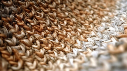 Fine Carpet Fibers Up Close. Generative AI