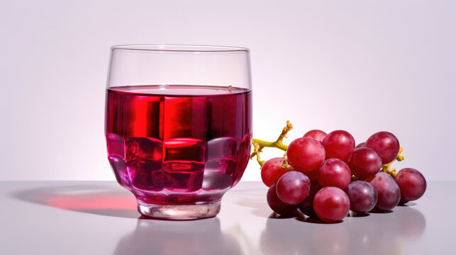 Pure Grape Juice Perfection. Generative AI