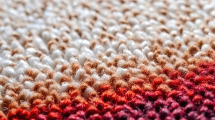 Soft and Plush Carpet Detail. Generative AI