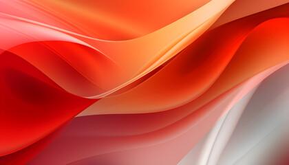 Abstract curves background. Generative AI illustration