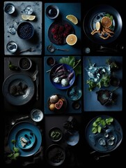 plates on the table