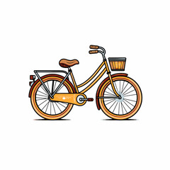 Bike icon design bicycle illustration vehicle cartoon vector graphic