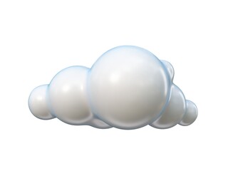 Weather icon Cloud 3D