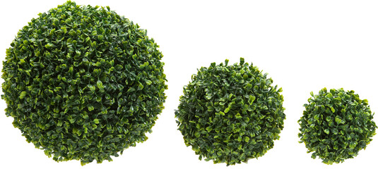 Grass ball with transparent background