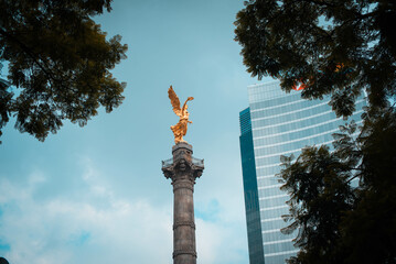 Angel de la independencia en Ciudad de México