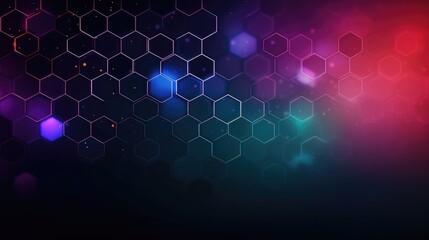 Hexagon technology background material, generated by AI