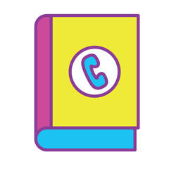 Contacts agenda icon png image with transparent background