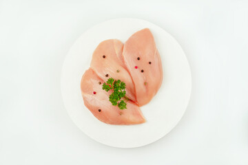 Raw fresh Chicken breast Fillets.Food for retail.Procurement for designers.Ogranic food,healthy...