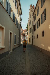 little street in the town