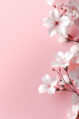 Fototapeta premium A background of a light pink color gradient with white color. AI generative