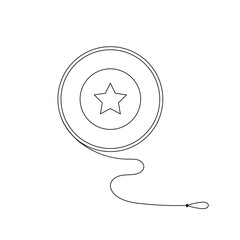Yo-Yo game icon. National Yo-Yo Day