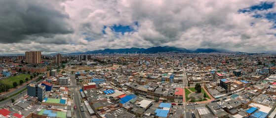 Bogotá from air