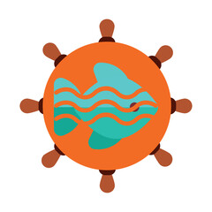 fish icons with white background