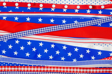 Red, White and Blue Ribbons
