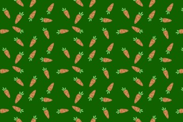 seamless pattern with carrot