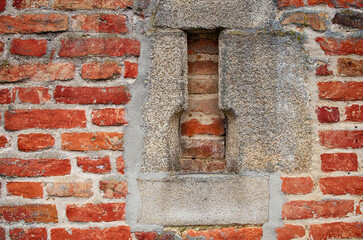 Detailed Texture of Antique Brick Wall