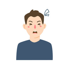 flat design world mental health day