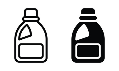Detergent icon with outline and glyph style.