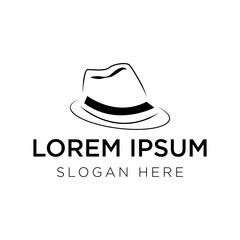 hat logo vector illustration isolated on white background