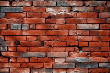 Obraz premium photo of red brick background wallpaper Generated AI