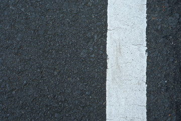line background on black road surface