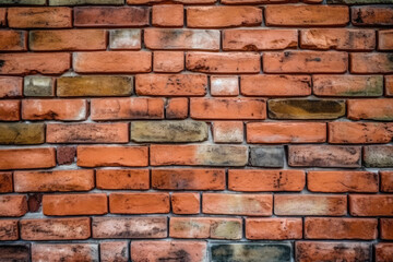 Obraz premium photo of red brick background wallpaper Generated AI