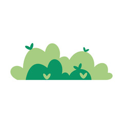 Bushes Ornament Illustration