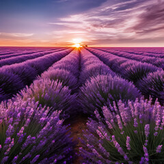 Fototapeta premium lavender field region