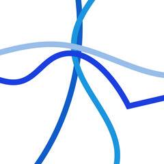 Blue Graphic Grid Lines Background 