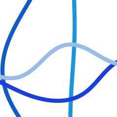 Blue Graphic Grid Lines Background 