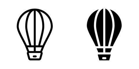 Obraz premium Air Balloon icon. sign for mobile concept and web design. vector illustration