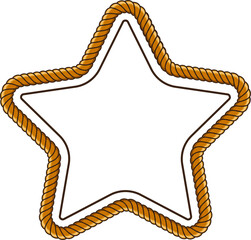 frame with rope pattern border