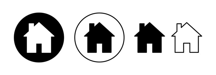 House icon vector for web and mobile app. Home sign and symbol