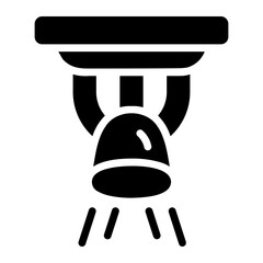 fire sprinkler Solid icon