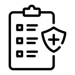 health check Line Icon