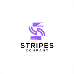 Web S font and letter Business company S letter logo design vector