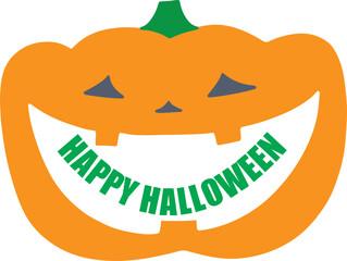 かぼちゃ型のフレーム　オレンジ