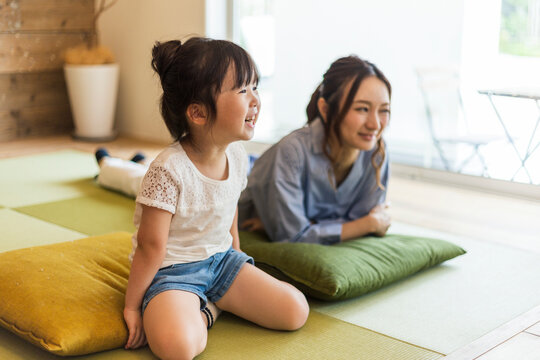 母娘のポートレート