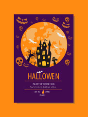 poster hallowen party october 2023