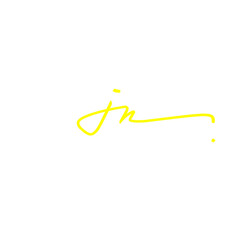 jr Initial Handwriting Signature Monogram Logo Vector