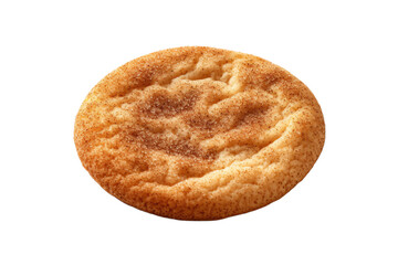A snickerdoodle cookie with a dusting of cinnamon
