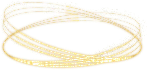 Gold Glitter Circle Effect, Brilliant Design Highlight