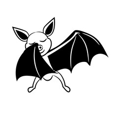 bat illustration vector