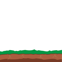 Fototapeta premium Ground Illustration Vector